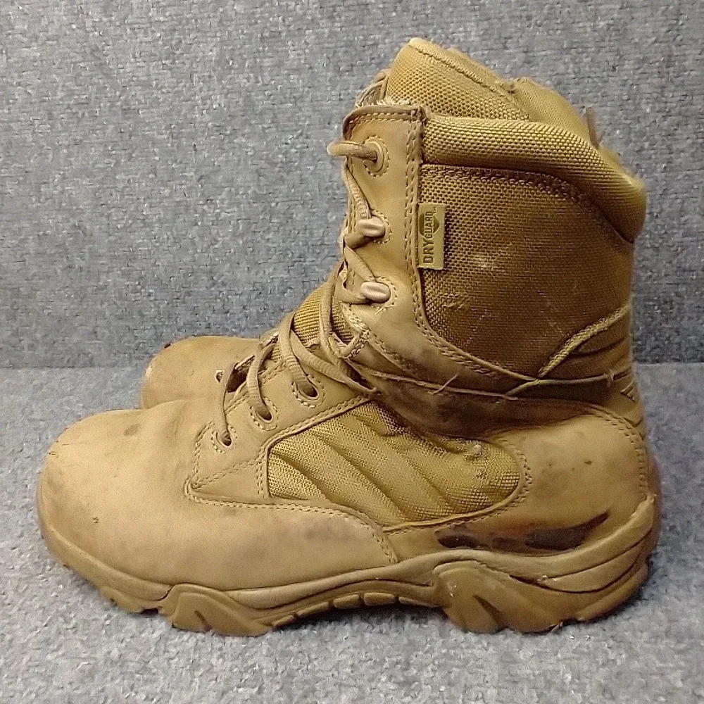 Bates Mens GX-8 DryGuard Composite Toe Side‎ Zip Tactical Boots Coyote Brown